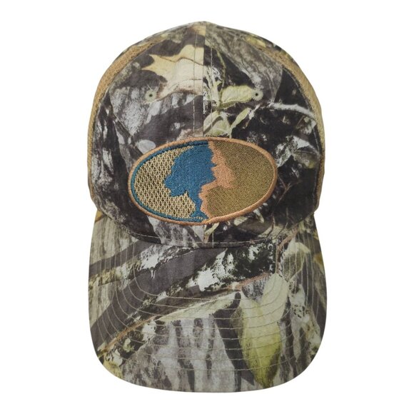 Mossy Oak Mesh Strapback Cap Hat Embroidered Logo Patch Baseball Trucker Hunter - Picture 14 of 14